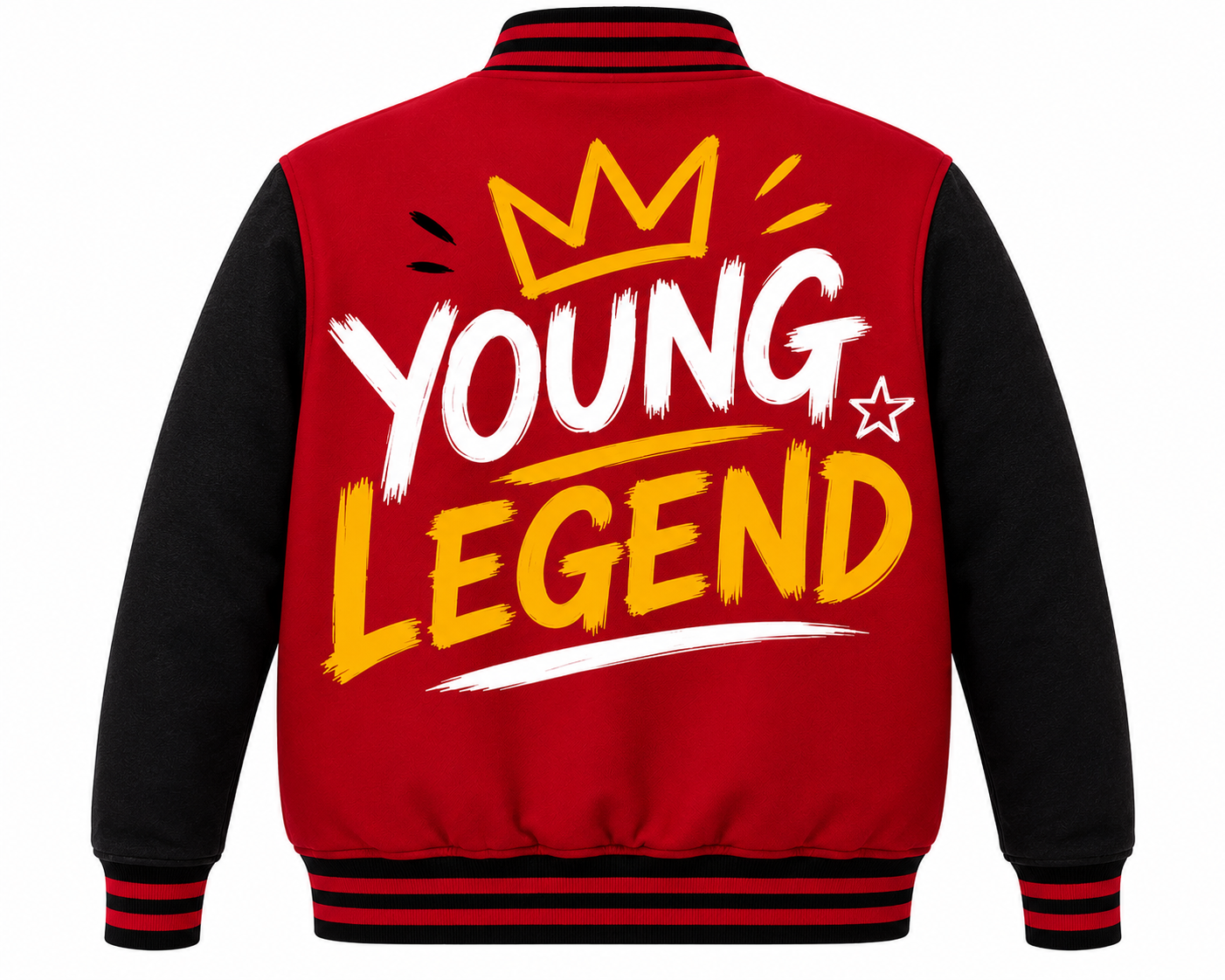 Red & Black Varsity Jacket